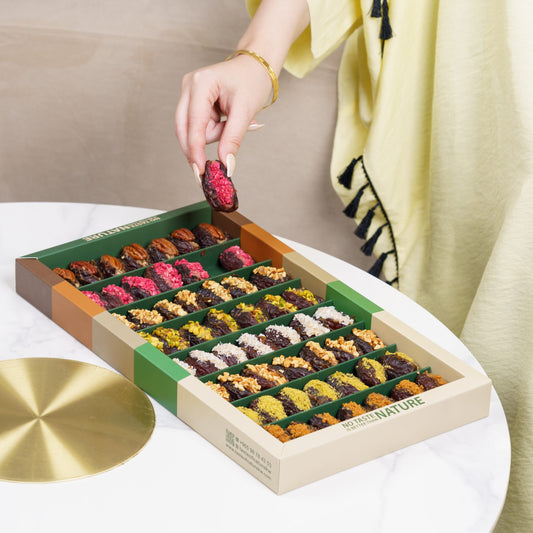 Dates Box Stuffed with Nut Butters – 8 Flavors