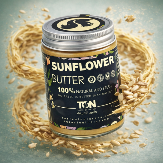 High-quality nut butters, dried fruits, and fresh nuts from TON Kuwait healthy food store.